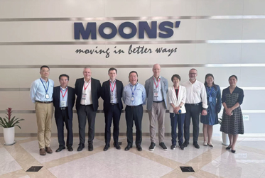The Vandewiele Group Executive Delegation Visits MOONS' Taicang The Vandewiele Group Executive Delegation Visits MOONS' Taicang